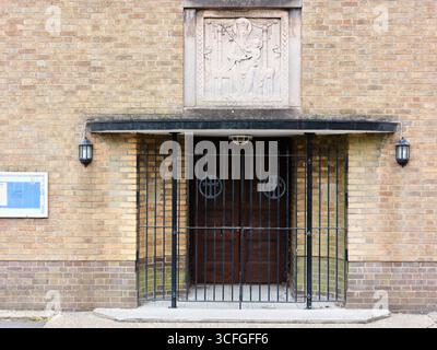 Église catholique chrétienne de notre-Dame de Walsingham, Corby, Angleterre. Banque D'Images