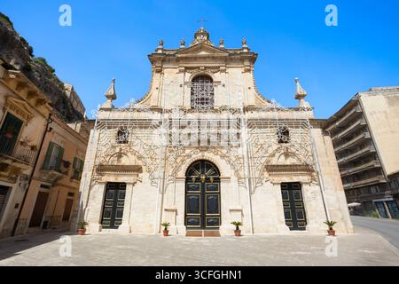Chiesa Collegiata di Santa Maria di Betlem ou église collégiale de Santa Maria di Betlem à Modica. Modica est une ville du sud de la Sicile, en Italie. Banque D'Images