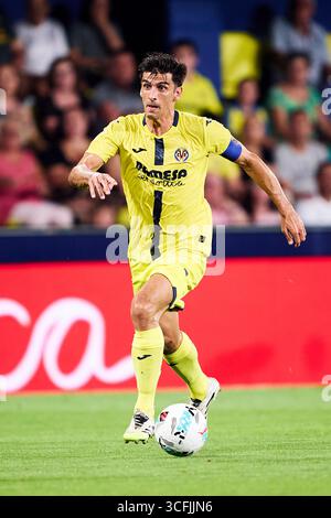 VILLARREAL, ESPAGNE - 15 AOÛT : Gerard Moreno de Villarreal CF lors du match LaLiga EA Sports entre Villarreal CF et Real Oviedo à l'Estadio de la Banque D'Images