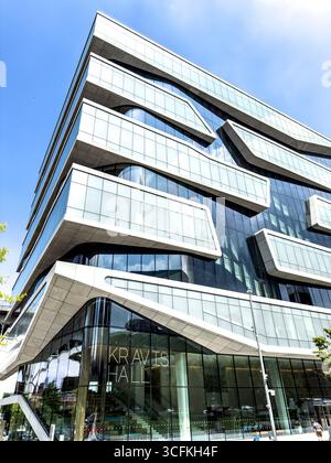 Henry R. Kravis Hall, extérieur du bâtiment, Columbia University Business School, Columbia University, Manhattanville Campus, 665 West 130th Street, West Banque D'Images