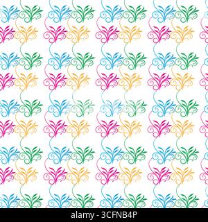 Motif géométrique abstrait de formes imbriquées répétitives avec des reflets subtils de dégradé et une surface texturée Illustration de Vecteur