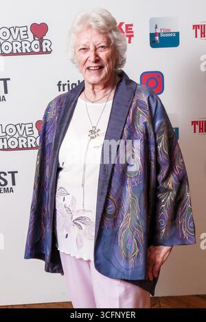 Londres, Royaume-Uni. 23 août 2025. Elizabeth May vue lors de la première mondiale de The Caretaker (qui fait partie du premier brin de sang) lors du Frightfest 2025 à l'ODEON luxe Leicester Square. . Crédit photo : Julie Edwards./Alamy Live News Banque D'Images