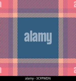 Motif de tissu texturé confortable en pêche pastel, rose et bleu, encadrant un centre vide. Arrière-plan idéal pour les conceptions, les mises en page ou les superpositions de texte. Illustration de Vecteur