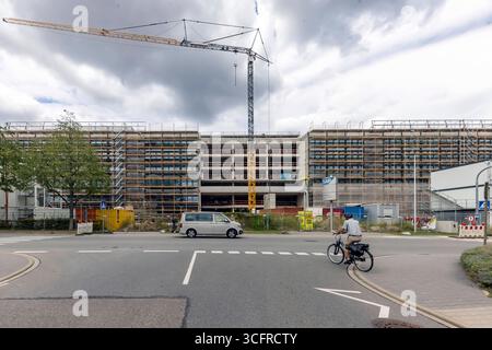 Erweiterung am SAP-Standort Walldorf. DAS Software-Unternehmen erstellt ein weiteres Bürogebäude. // 23.08.2025 : Walldorf, Baden-Württemberg, Deutschland *** expansion sur le site SAP de Walldorf la société de logiciels construit un autre bâtiment de bureaux 23 08 2025 Walldorf, Baden Württemberg, Allemagne Banque D'Images