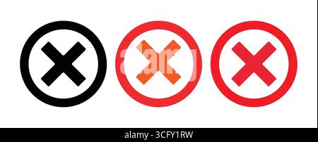 Icônes de coche modernes pour l'illustration vectorielle de listes de contrôle numériques Illustration de Vecteur