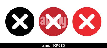 Icônes de coche modernes pour l'illustration vectorielle de listes de contrôle numériques Illustration de Vecteur