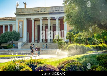 Athènes, Grèce - bâtiment du Musée archéologique national Banque D'Images