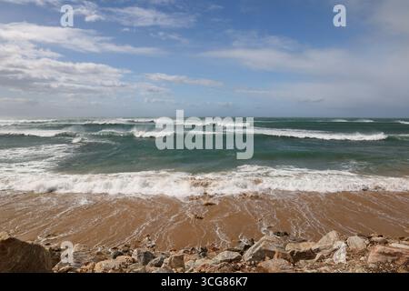 Côte de l'océan Indien à Port Elizabeth, Eastern Cape, Afrique du Sud Banque D'Images