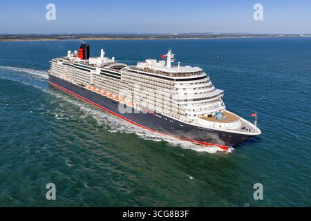 Queen Anne, un navire de croisière exploité par Cunard Line, qui fait partie de la Carnival Corporation. Banque D'Images