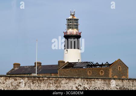 phare de tory island enseigner un tsolais tory island comté donegal république d'irlande Banque D'Images