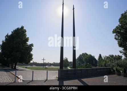 Terezin, Tchéquie - 13 août 2025 : Terezin, ou Theresienstadt, camp de concentration. Sur les plus de 140 000 Juifs qui y sont arrivés, environ 33 000 sont morts dans le Banque D'Images