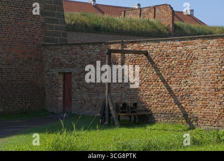 Terezin, Tchéquie - 13 août 2025 : Terezin, ou Theresienstadt, camp de concentration. Sur les plus de 140 000 Juifs qui y sont arrivés, environ 33 000 sont morts dans le Banque D'Images