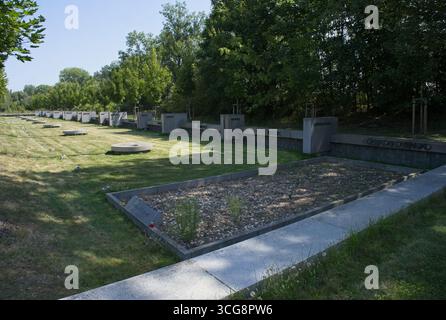 Terezin, Tchéquie - 13 août 2025 : Terezin, ou Theresienstadt, camp de concentration. Sur les plus de 140 000 Juifs qui y sont arrivés, environ 33 000 sont morts dans le Banque D'Images
