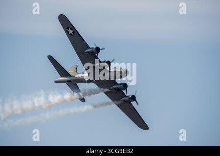 Headcorn Battle of Britain Airshow B17 Sally B. Banque D'Images