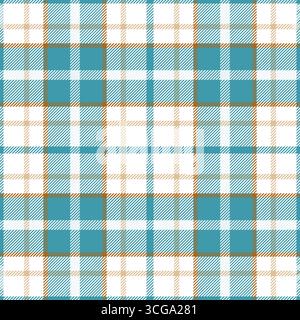 Motif sans couture à carreaux. Tissu à carreaux répétitifs pour motifs imprimés plaids. Vérifiez à nouveau ekose. Vérifie la ligne carrée. Vichi Cloth. Répétition du tartan Illustration de Vecteur