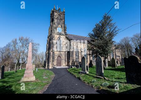 Église St Albans Earsdon North Tyneside Royaume-Uni Banque D'Images