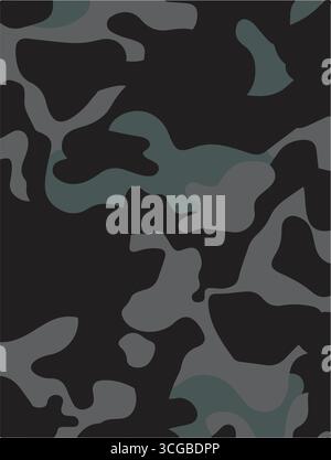motif de mode vectoriel d'impression sans couture camo, design textile urbain Illustration de Vecteur