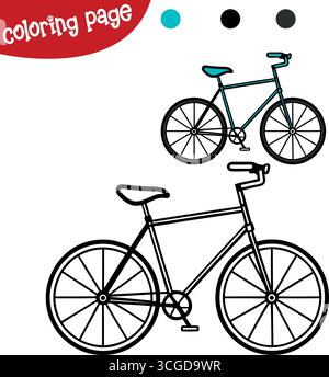 Page de livre de coloriage pour enfants | Fun Printable Activity Fiches Illustration de Vecteur