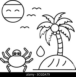 Chenilles colorées mignonnes pour le traçage et la coloration isolées sur fond blanc Illustration de Vecteur