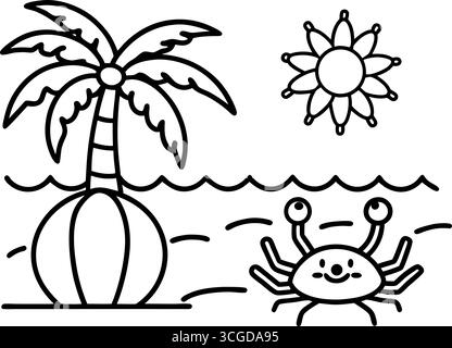 Chenilles colorées mignonnes pour le traçage et la coloration isolées sur fond blanc Illustration de Vecteur