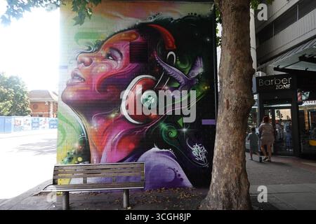 Kingston Street Art Festival août 2025 Banque D'Images