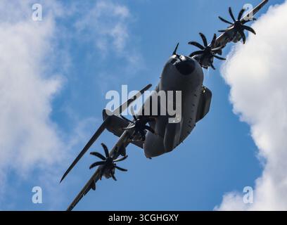 Exposition aérienne allemande de l'Airbus A400M au RIAT 2025 Banque D'Images