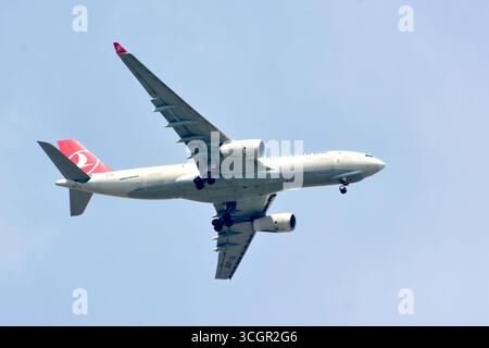 Turkish Cargo - Airbus A330-243F, Hongrie, Europe Banque D'Images