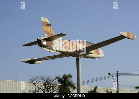 Avion de l'armée de l'air brésilienne connu sous le nom de Xavante Banque D'Images