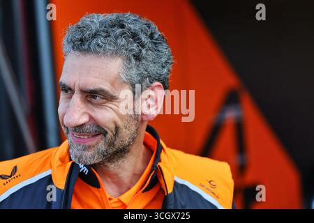 Zandvoort, pays-Bas. 30 août 2025. Andrea Stella (ITA) McLaren Team principal. 30.08.2025. Championnat du monde de formule 1, Rd 15, Grand Prix des pays-Bas, Zandvoort, pays-Bas, jour de qualification. Le crédit photo devrait se lire : XPB/Alamy Live News. Banque D'Images