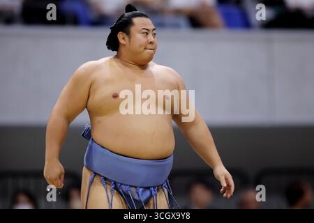 Tokyo, Japon. 28 août 2025. Tobizaru Sumo : tournoi de sumo Tachikawa Tachihi à l'Arena Tachikawa Tachihi à Tokyo, Japon . Crédit : Naoki Nishimura/AFLO SPORT/Alamy Live News Banque D'Images