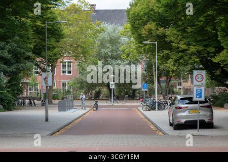 Vue sur la rue Galileïplantsoen à Amsterdam pays-Bas 29-8-2025 Banque D'Images
