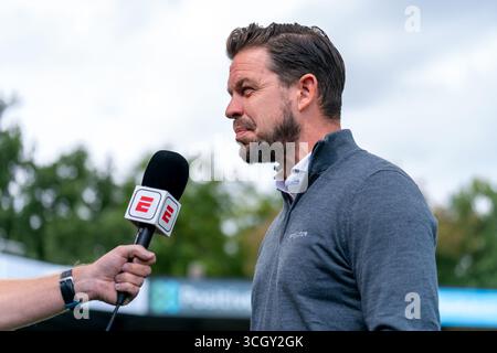 Waalwijk, pays-Bas. 30 août 2025. WAALWIJK, PAYS-BAS - AOÛT 30 : entraîneur Sander Duits du RKC Waalwijk lors du match néerlandais Keuken Kampioen Divisie entre le RKC Waalwijk et l'Almere City FC au Mandemakers Stadion le 30 août 2025 à Waalwijk, pays-Bas. (Photo de Joris Verwijst/Orange Pictures) crédit : Orange pics BV/Alamy Live News Banque D'Images