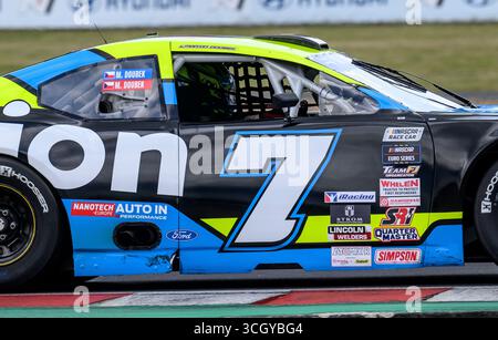 MOST, République tchèque. 30 août 2025. NASCAR Euro Series EuroNASCAR Pro course a eu lieu à Most, République tchèque, le 30 août 2025. Martin Doubek de la République tchèque de l'équipe Hendriks Motorsport. Crédit : Ondrej Hajek/CTK photo/Alamy Live News Banque D'Images