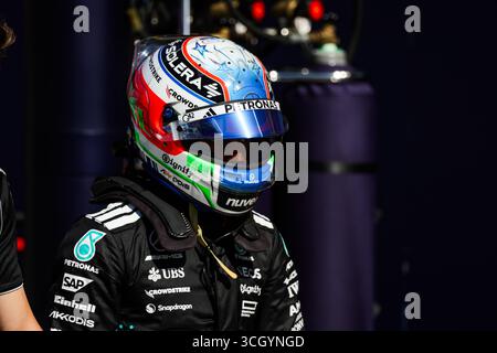 Zandvoort, pays Bas. 30 août 2025.KIMI ANTONELLI Andrea (ita), Mercedes AMG F1 Team W16, portrait lors du Grand Prix des pays-Bas de formule 1 Heineken 2025, 15ème manche du Championnat du monde de formule 1 FIA 2025 du 29 au 31 août 2025 sur le circuit de Zandvoort, à Zandvoort, pays-Bas - photo Florent Gooden / DPPI Banque D'Images