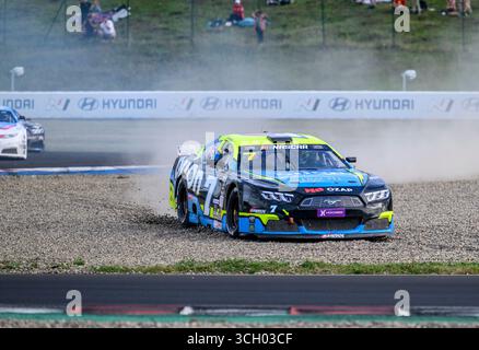 MOST, République tchèque. 30 août 2025. NASCAR Euro Series EuroNASCAR Pro course a eu lieu à Most, République tchèque, le 30 août 2025. Martin Doubek de la République tchèque de l'équipe Hendriks Motorsport. Crédit : Ondrej Hajek/CTK photo/Alamy Live News Banque D'Images