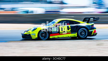 Estoril, Lisbonne, Portugal. 30 août 2025. Wagner Pontes lors de la Porsche Cup Brasil - GP Cascais Estoril étape, essais libres sur le circuit d'Estoril, 30 août 2025 (crédit image : © Nuno Reisinho/ZUMA Press Wire) USAGE ÉDITORIAL SEULEMENT ! Non destiné à UN USAGE commercial ! Banque D'Images