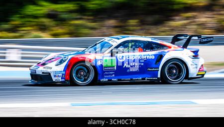 Estoril, Lisbonne, Portugal. 30 août 2025. PORSCHE lors de la Porsche Cup Brasil - étape GP Cascais Estoril, essais libres sur le circuit d'Estoril, le 30 août 2025 (crédit image : © Nuno Reisinho/ZUMA Press Wire) USAGE ÉDITORIAL SEULEMENT ! Non destiné à UN USAGE commercial ! Banque D'Images