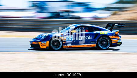 Estoril, Lisbonne, Portugal. 30 août 2025. Josimar Junior lors de la Porsche Cup Brasil - étape GP Cascais Estoril, essais libres sur le circuit d'Estoril, le 30 août 2025 (crédit image : © Nuno Reisinho/ZUMA Press Wire) USAGE ÉDITORIAL SEULEMENT ! Non destiné à UN USAGE commercial ! Banque D'Images