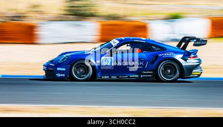 Estoril, Lisbonne, Portugal. 30 août 2025. Nelson Monteiro lors de la Porsche Cup Brasil - GP Cascais Estoril étape, essais libres sur le circuit d'Estoril, 30 août 2025 (crédit image : © Nuno Reisinho/ZUMA Press Wire) USAGE ÉDITORIAL SEULEMENT ! Non destiné à UN USAGE commercial ! Banque D'Images
