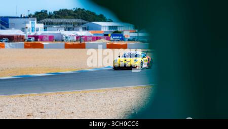 Estoril, Lisbonne, Portugal. 30 août 2025. Marçal Muller lors de la Porsche Cup Brasil - GP Cascais Estoril étape, essais libres sur le circuit d'Estoril, 30 août 2025 (crédit image : © Nuno Reisinho/ZUMA Press Wire) USAGE ÉDITORIAL SEULEMENT ! Non destiné à UN USAGE commercial ! Banque D'Images