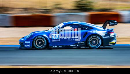 Estoril, Lisbonne, Portugal. 30 août 2025. Nelson Monteiro lors de la Porsche Cup Brasil - GP Cascais Estoril étape, essais libres sur le circuit d'Estoril, 30 août 2025 (crédit image : © Nuno Reisinho/ZUMA Press Wire) USAGE ÉDITORIAL SEULEMENT ! Non destiné à UN USAGE commercial ! Banque D'Images