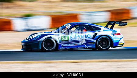 Estoril, Lisbonne, Portugal. 30 août 2025. Bruno Campos lors de la Porsche Cup Brasil - étape GP Cascais Estoril, essais libres sur le circuit d'Estoril, le 30 août 2025 (crédit image : © Nuno Reisinho/ZUMA Press Wire) USAGE ÉDITORIAL SEULEMENT ! Non destiné à UN USAGE commercial ! Banque D'Images