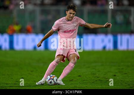 Palerme, Italie. 31 août 2025. Patryk Peda (Palerme F.C.) lors du match Italien Serie BKT opposant Palermo F.C. vs Frosinone Calcio 30 août 2025 au stade Renzo Barbera à Palerme, Italie crédit : Agence photo indépendante/Alamy Live News Banque D'Images