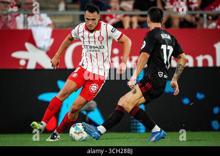 Girona, Espagne. 30 août 2025. Arnau MARTINEZ de Gérone lors du match de football de la Liga entre Girona FC et Sevilla FC le 30 août 2025 au stade Montilivi à Gérone, Espagne - photo Matthieu Mirville (Joma Garcia)/DPPI crédit : DPPI Media/Alamy Live News Banque D'Images