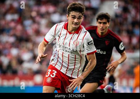 Girona, Espagne. 30 août 2025. Joel ROCA de Gérone lors du match de football de la Liga entre Girona FC et Sevilla FC le 30 août 2025 au stade Montilivi de Gérone, Espagne - photo Matthieu Mirville (Joma Garcia)/DPPI crédit : DPPI Media/Alamy Live News Banque D'Images