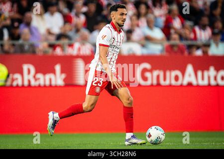 Gérone, France, Espagne. 30 août 2025. Ivan MARTIN de Gérone lors du match de LaLiga entre Girona FC et Sevilla FC au stade Montilivi le 30 août 2025 à Gérone, Espagne. (Crédit image : © Matthieu Mirville/ZUMA Press Wire) USAGE ÉDITORIAL SEULEMENT ! Non destiné à UN USAGE commercial ! Banque D'Images