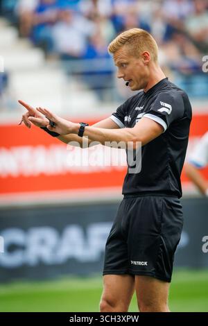 Gand, Belgique. 31 août 2025. L'arbitre Lothar D'Hondt photographié lors d'un match de football entre la KAA Gent et le Club Bruges, dimanche 31 août 2025 à Gand, au jour 6 de la première division 'Jupiler Pro League' 2025-2026 du championnat belge. BELGA PHOTO KURT DESPLENTER crédit : Belga News Agency/Alamy Live News Banque D'Images