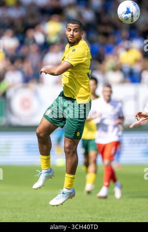Sittard, pays-Bas. 31 août 2025. SITTARD, 31-08-2025, Fortuna Sittard Stadium, saison 2025/2026, football néerlandais Eredivisie, match entre Fortuna Sittard et NEC Nijmegen, photo montre le joueur de Fortuna Sittard Mo Ihattaran crédit : Pro Shots/Alamy Live News Banque D'Images