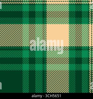 Modèle de tartan textile d'élégance, vecteur de texture de tissu de fabrication. Fond sans couture à carreaux confort dans la palette de couleurs menthe et sombres. Illustration de Vecteur