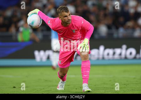 Rome, Italie. 31 août 2025. Ivan Provedel gardien du Lazio lors du championnat italien Serie A match de football entre le SS Lazio et l'Hellas Vérone le 31 août 2025 au Stadio Olimpico à Rome, Italie. Crédit : Federico Proietti / Alamy Live News Banque D'Images